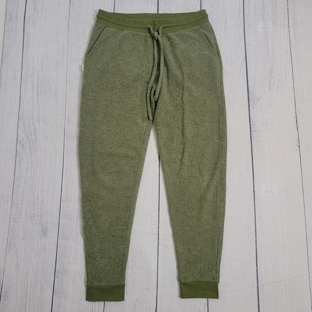Soft Serve XL Cloud‎ Cotton Joggers Olive Green Organic Drawstring Sweatpants